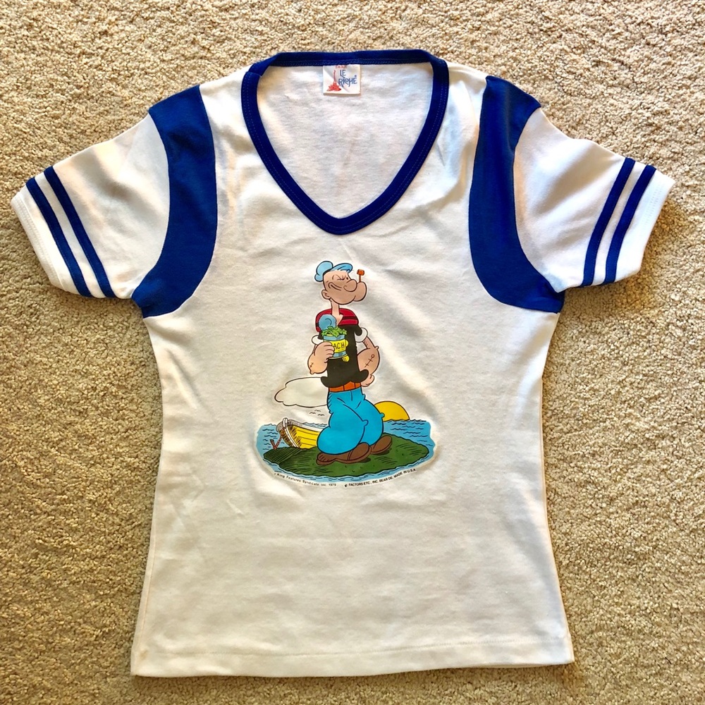 Vintage 1979 Popeye TShirt NOS NWOT Never Worn